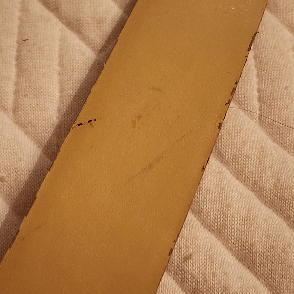 Anne Klein Tan Belt with Gold Buckle - Picture 5 of 7
